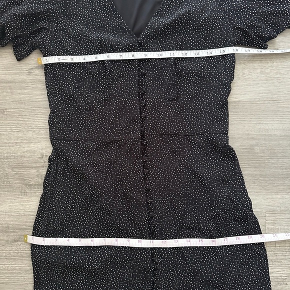 Express Black and White button down Maxi Dress Sz M scandi girls - Picture 3 of 6